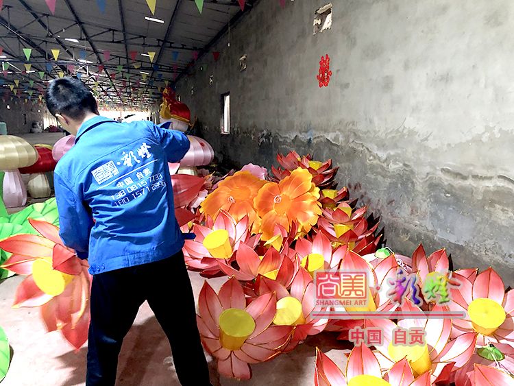 木蘭水鎮(zhèn) 花燈 彩燈 五一燈光秀 夜游經(jīng)濟